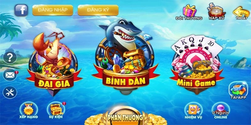 Đồ hoạ game bắn cá 88clb đẹp mắt